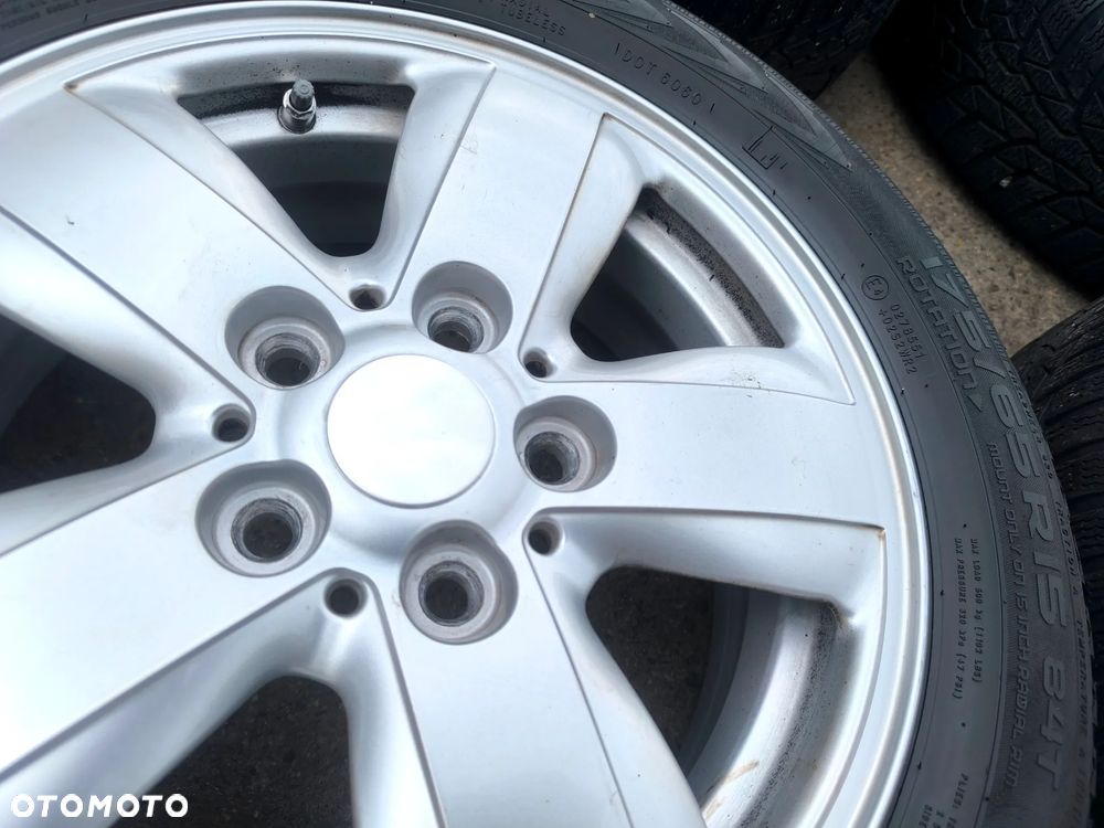 5x112 Felgi Aluminiowe Alufelgi 15 Koła Zimowe Zima MINI COOPER III 3 D ONE Cabrio TPMS 175/65 Legnica ALU-RAD 5,5mm - 10