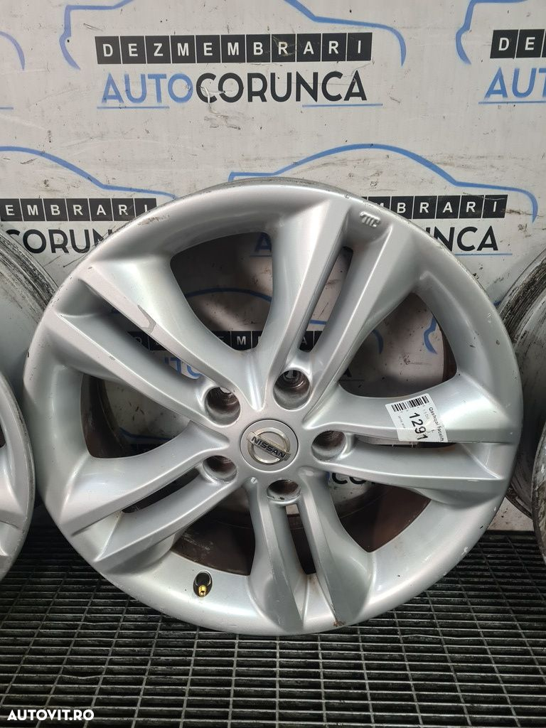 Jante aliaj Nissan Qashqai Facelift 2010 - 2013 (1291) R17 ET40 - 3
