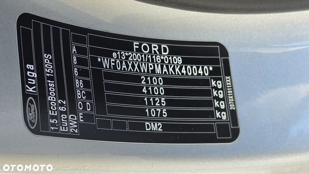 Ford Kuga 1.5 EcoBoost FWD Titanium ASS - 40