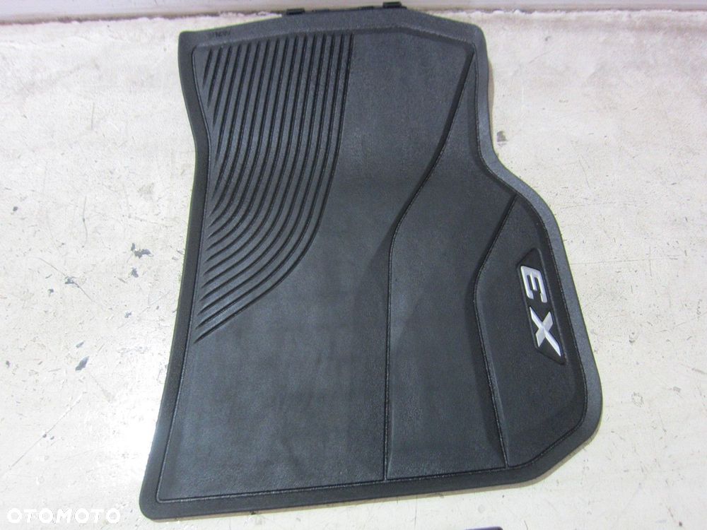 BMW X3 G01 DYWANIKI PODŁOGOWE GUMOWE CZARNE 51472450511 51472451585 - 5