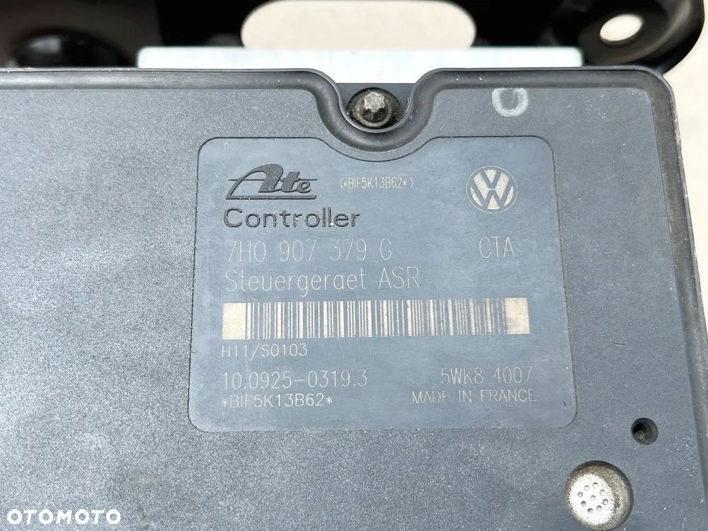 MODUŁ POMPA ABS STEROWNIK VW T5 CARAVELLE  DOKA MULTIVAN TRANSPORTER 7H0614111G 7H0907379G - 7