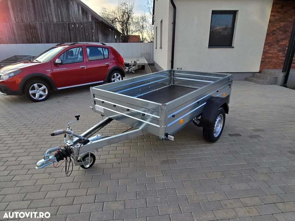 Trailer Europe ALFA, 2 axe ,1 axe , arc de foi, torsiune , sistem franare - 19