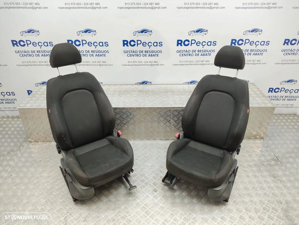 Conjunto Bancos Frontais Frente em Tecido Seat Ibiza 6J 6J1 6J5 Mk4 2008 - 2017 - 3