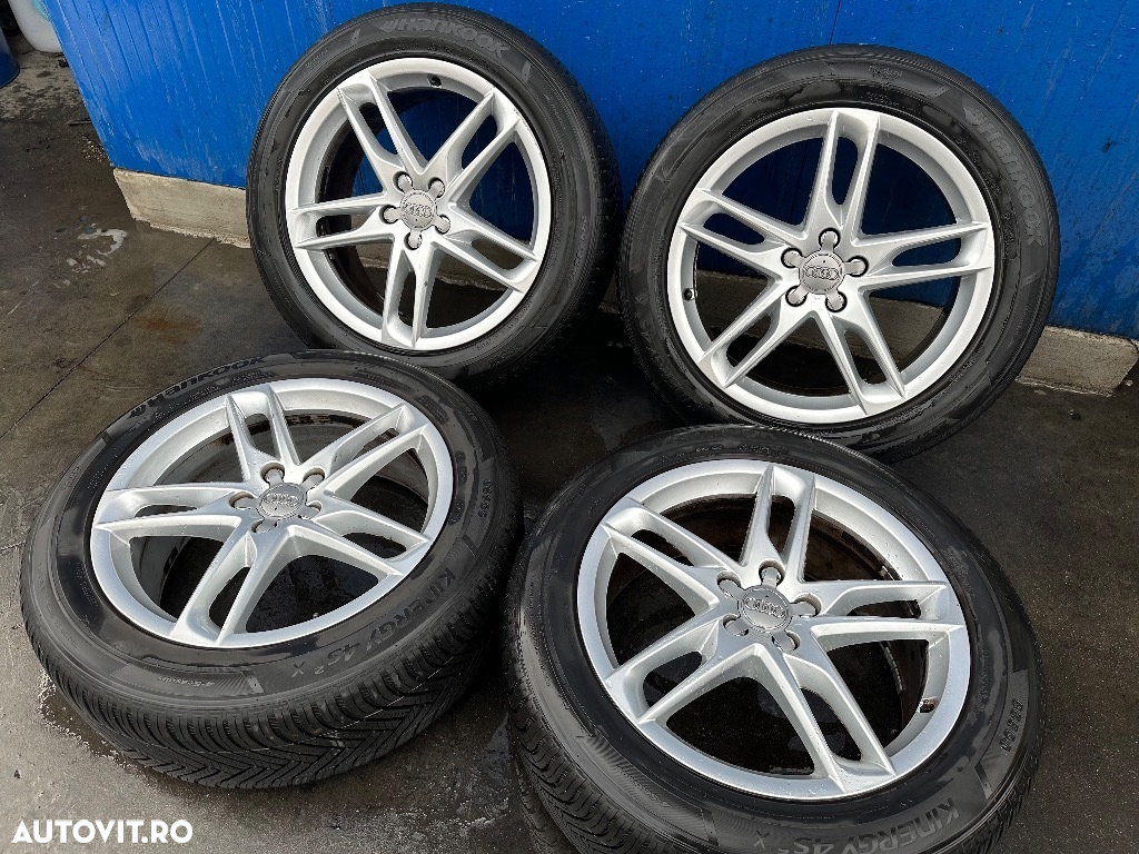 Jante roti anvelope AUDI Q5 facelift 235/55 R19 ALL SEASON vara+iarna 2008 2009 2010 2011 2012 8R0601025BN - 4