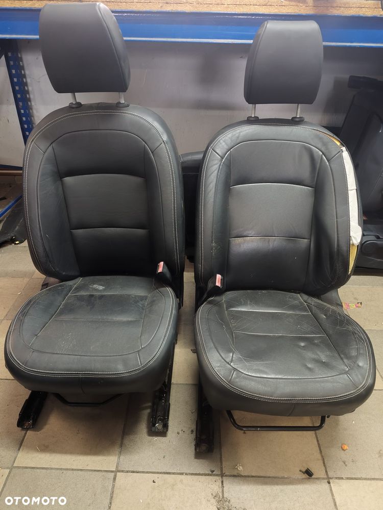 NISSAN QASHQAI I J10 06r FOTELE KANAPA SKÓRA KOMPLET - 1