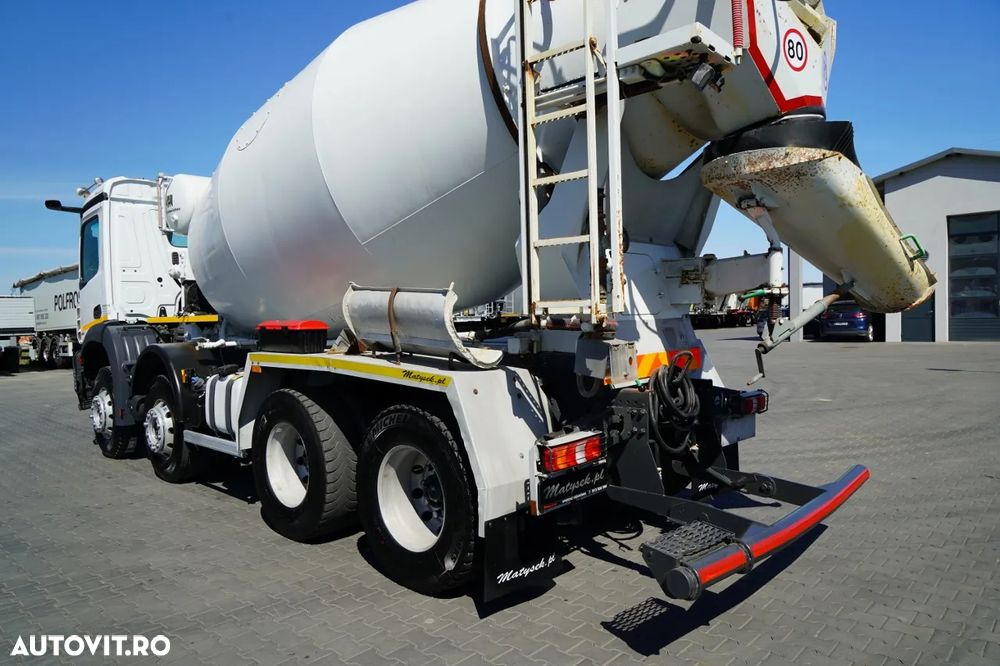 Mercedes-Benz AROCS 3240 / 9M3 BETONIERĂ / 8x4 / BETONIERĂ / AUTOMATĂ / CAMERĂ / JANTE DIN ALIAJ / - 11