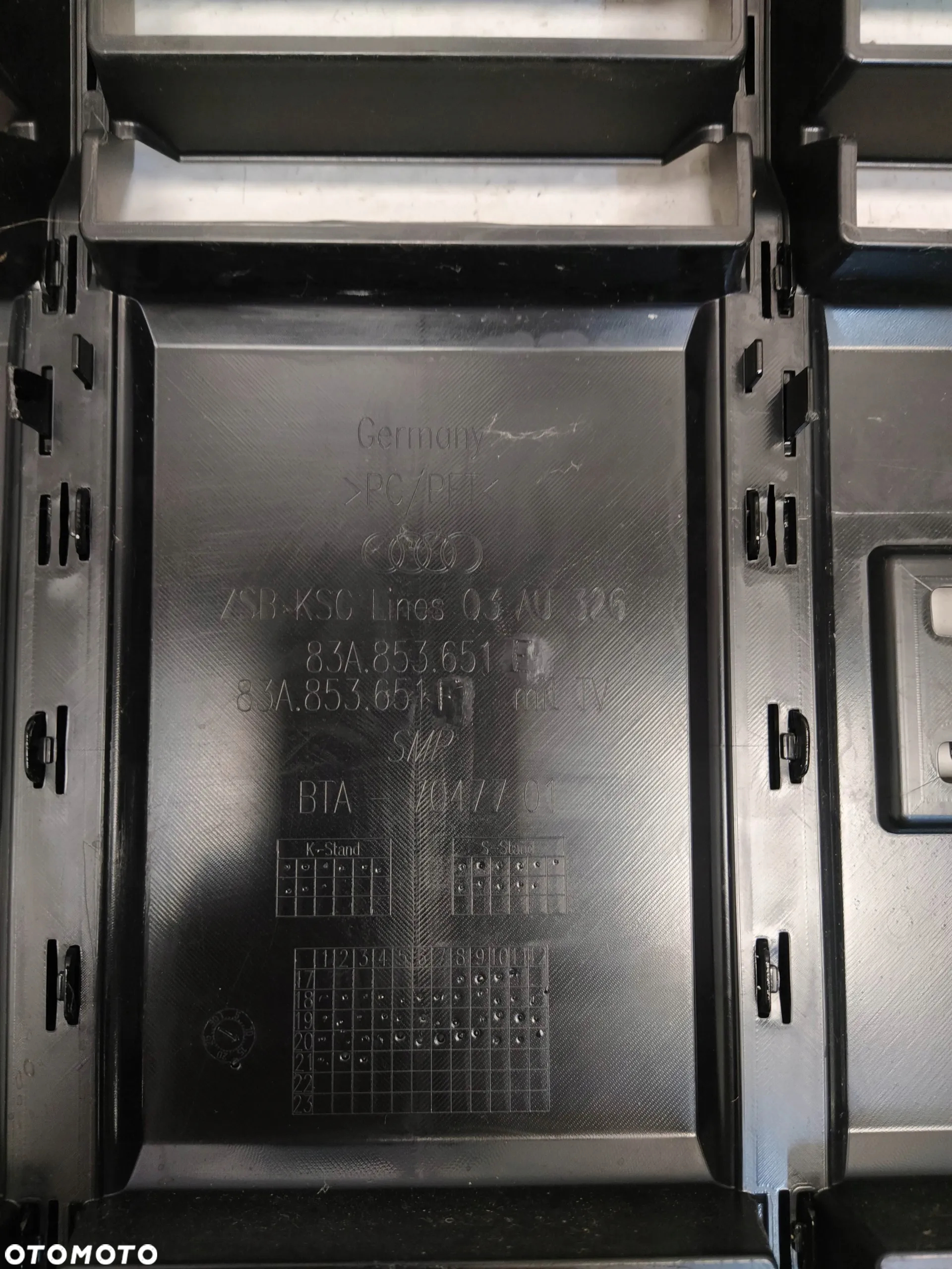AUDI Q3 83A 83F GRILL ATRAPA CHŁODNICY CZARNY NOWY ORYGINAŁ - 11
