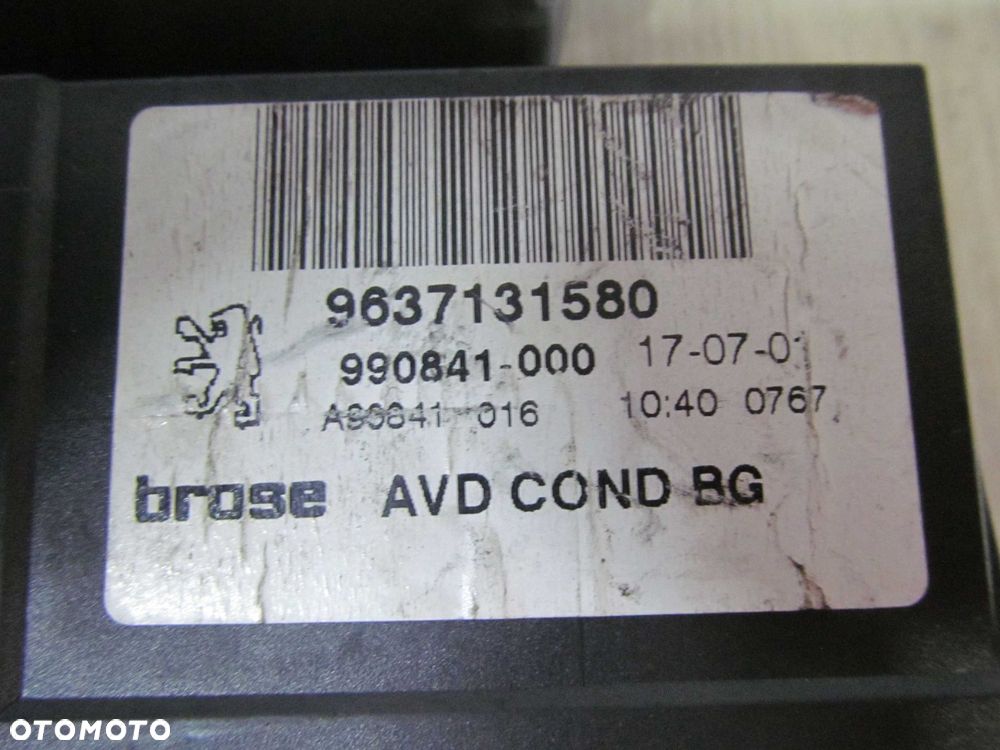 PEUGEOT 307 3D 03-08 SILNICZEK SZYBY PP 9637131580 - 5