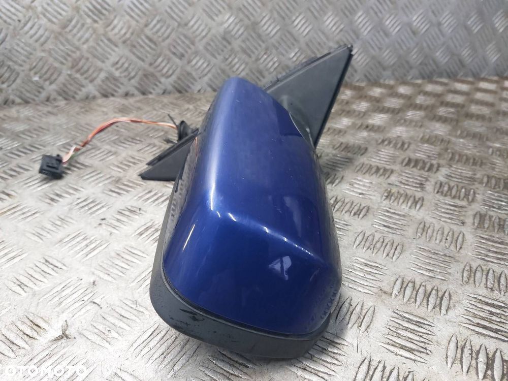 LUSTERKO PRAWE ELEKTRYCZNE BMW E39 364/5 TOPASBLAU METALLIC 8 PIN EU - 2