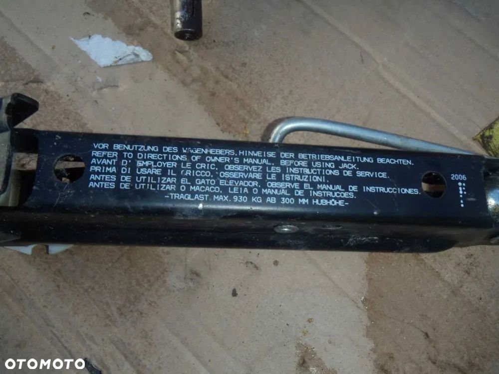 lewarek podnośnik opel astra corsa combo meriva 900kg 650kg oryginal - 5