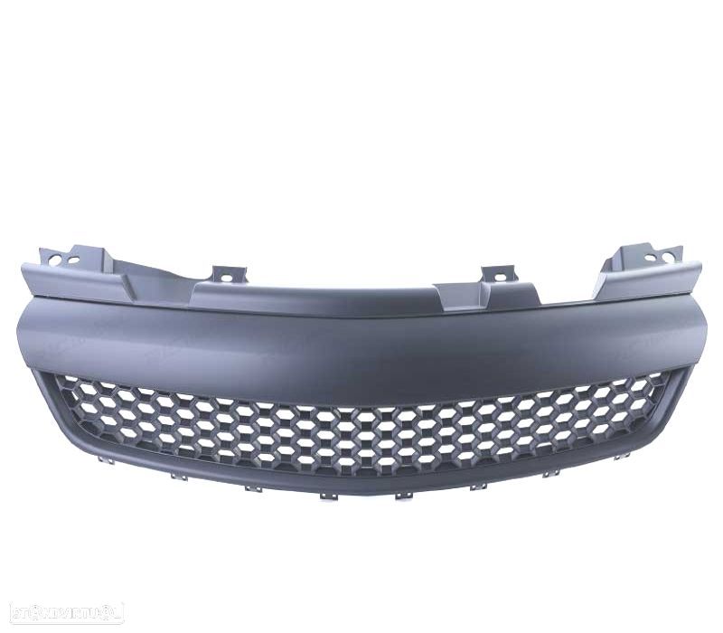 GRELHA FRONTAL OPEL ZAFIRA B 05-08 LOOK OPC PRETO MATE - 5
