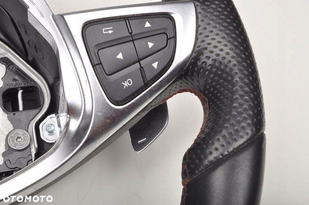 W176 KIEROWNICA MULTIFUNKCYJNA ŁOPATKI SKÓRA - 4
