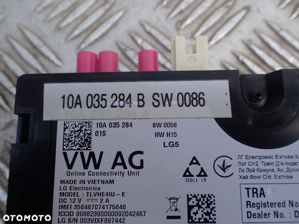 MODUŁ STEROWNIK AUDI 10A035284B RADOM - 3