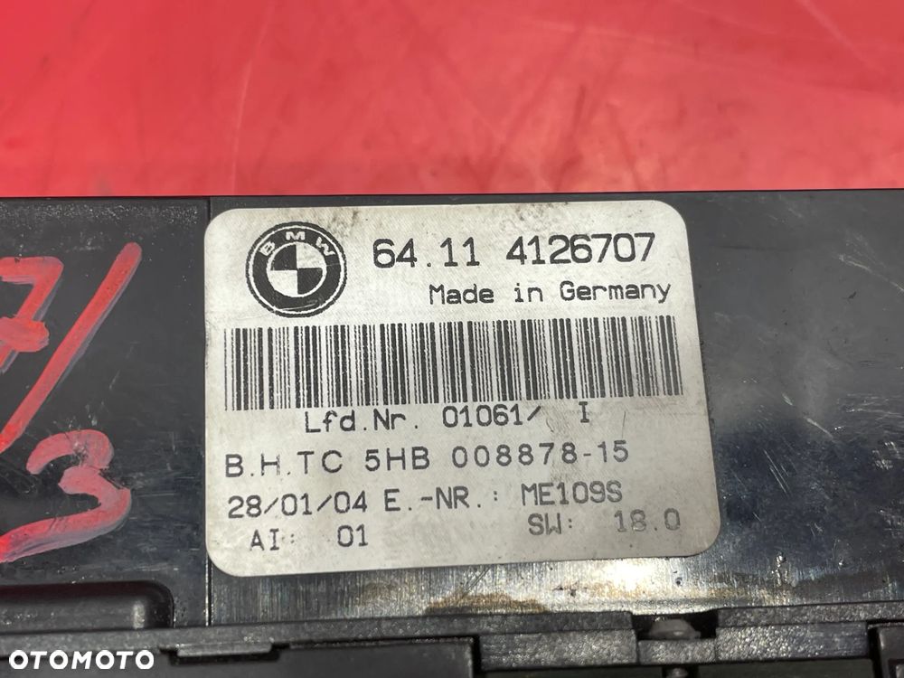 BMW E46 PANEL NAWIEWU KLIMATYZACJI - 3