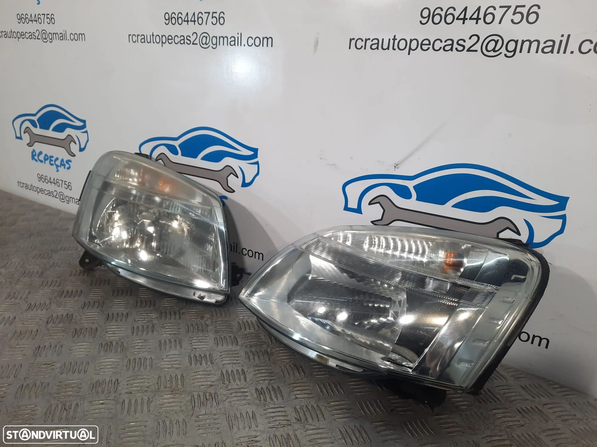 OTICA OTICAS ORIGINAIS ESQUERDA DIREITA CITROËN BERLINGO I 1 Mk1 FASE 2 FIRST BODY BOX MPV OPTICA OPTICAS FAROL FAROIS - 4