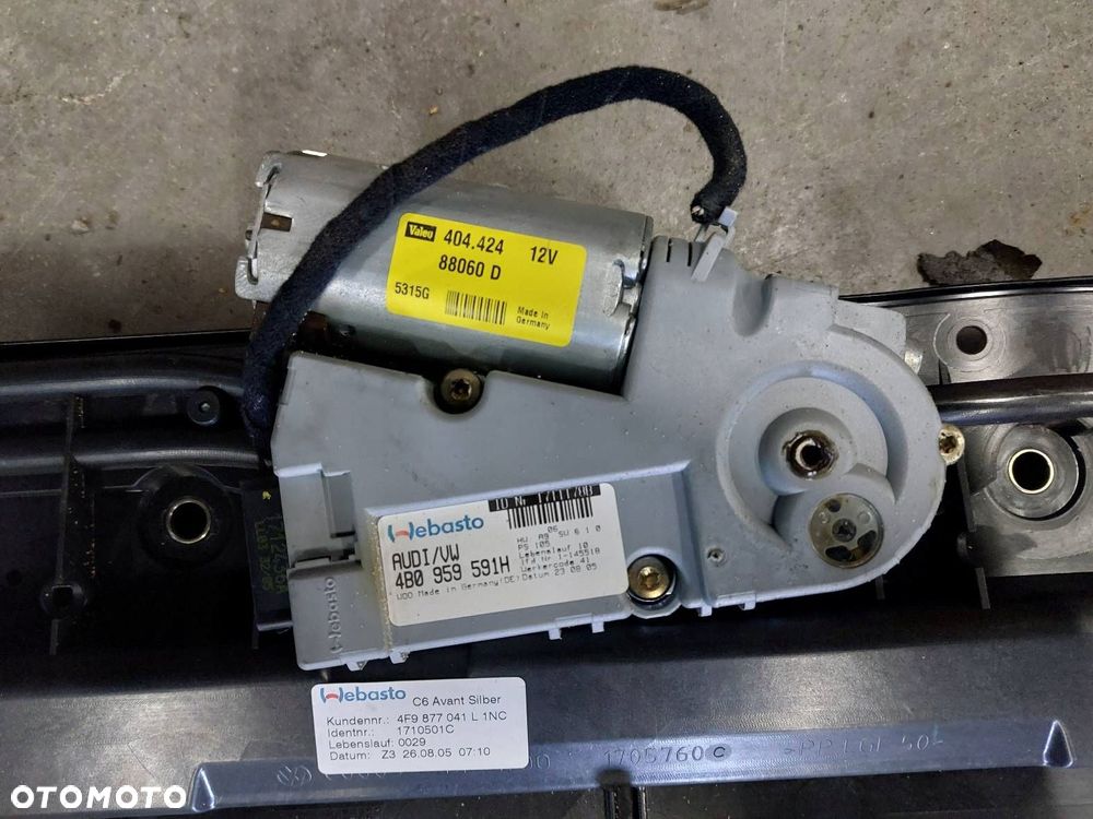 SZYBERDACH AUDI A6 C6 KOMBI AVANT 4B0959591H 4F9877041L - 3