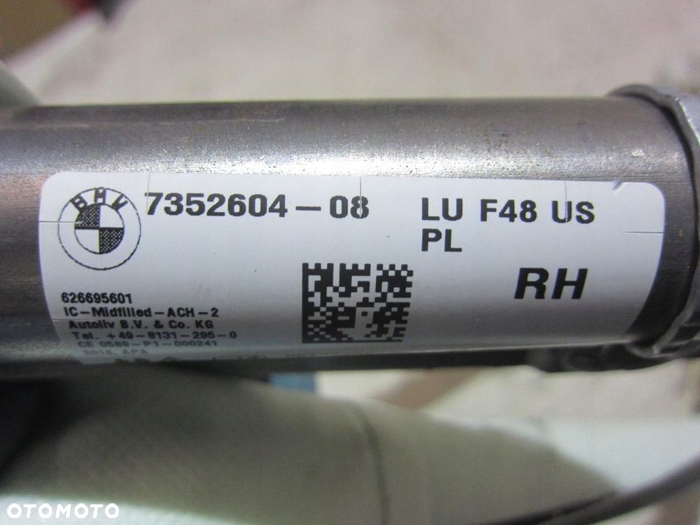 BMW X1 F48 USA 7352604 72127352604 PODUSZKA AIRBAG KURTYNA POWIETRZNA PRAWA - 6