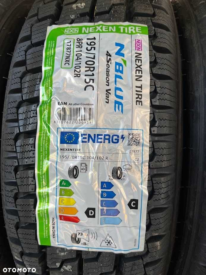 195/70R15C Nexen cztery nowe opony całoroczne 2024 - 2