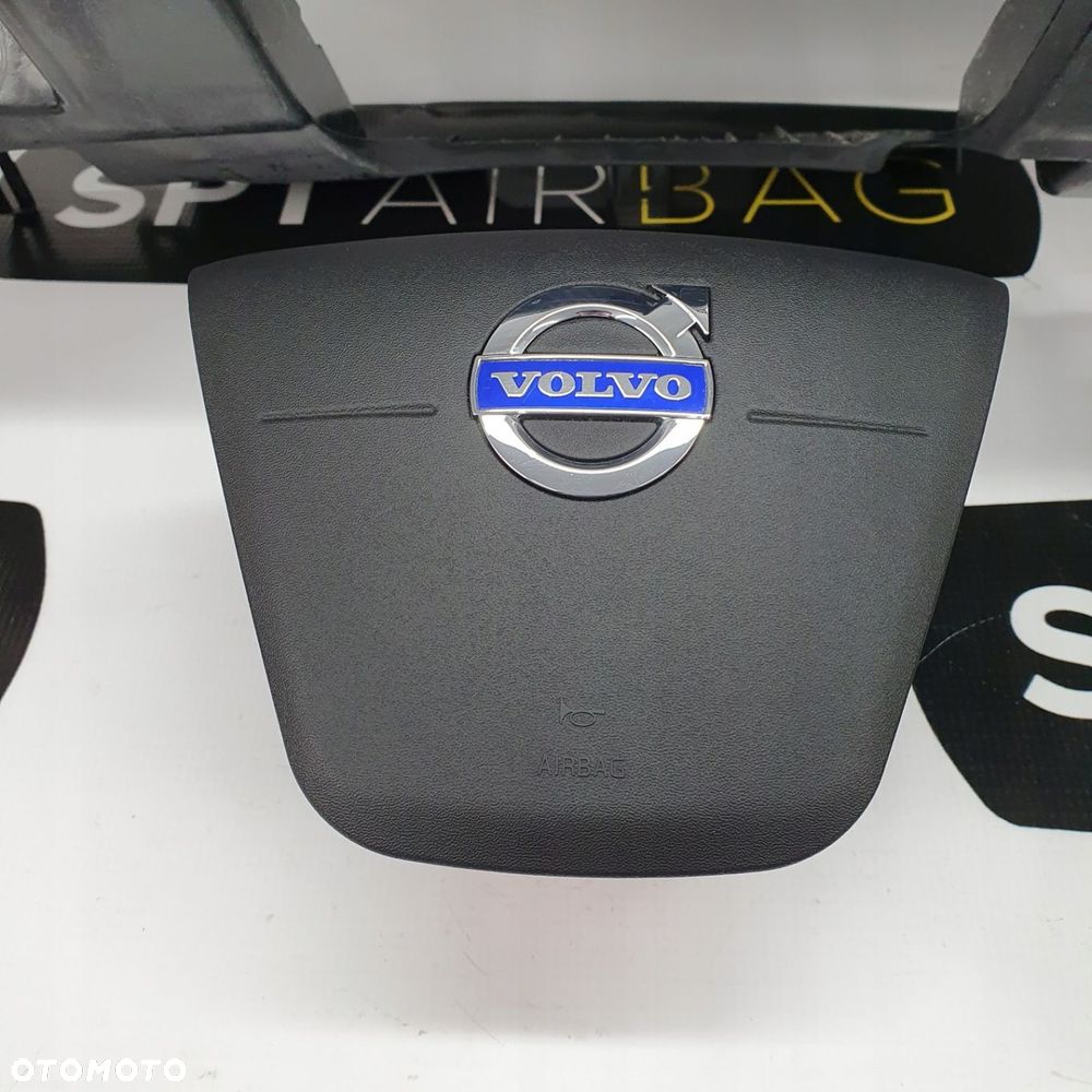 VOLVO XC60 I 1 DESKA ROZDZIELCZA KONSOLA KOKPIT PULPIT PODUSZKI AIRBAG AIR BAG PASY KIT SET - 6