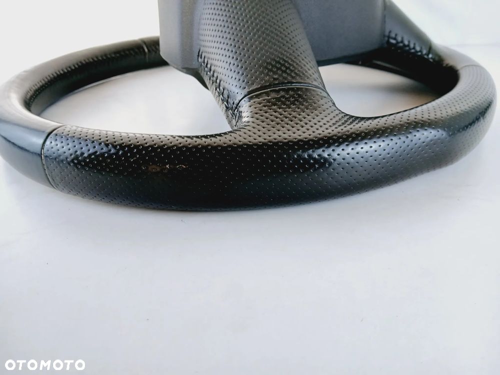 Kierownica Skórzana Skóra Czarna 3-Ramienna Audi A6 C6 4F0419091AP - 9