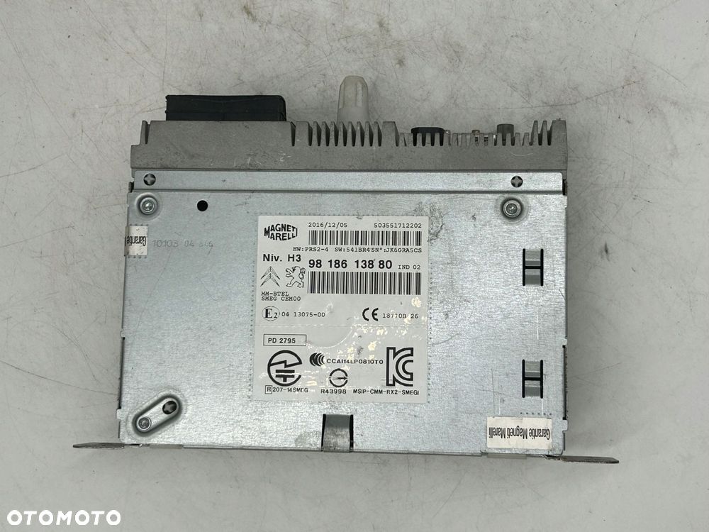 radioodtwarzacz stacja multimedialna peugeot citroen 9818613880 - 2
