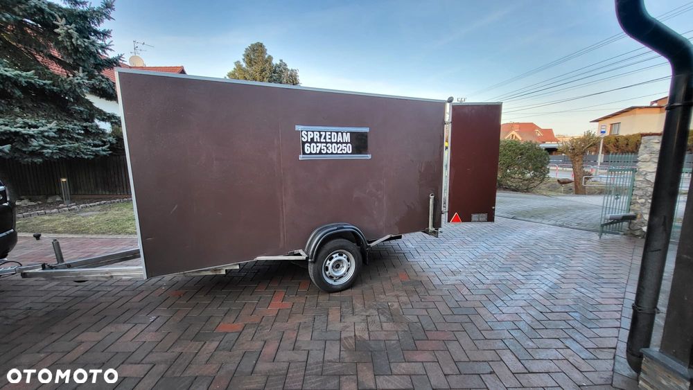 SAM Przyczepa kontener DMC 750 kg – stal nierdzewna, ocieplona - 3