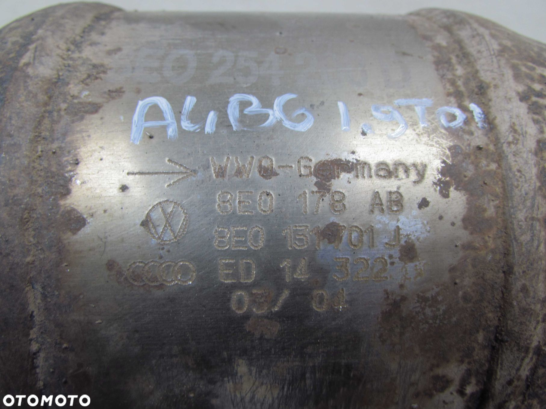 AUDI A4 B7 1.9 TDI 01-05 KATALIZATOR KAT 8E0131701J 8E0178AB - 7