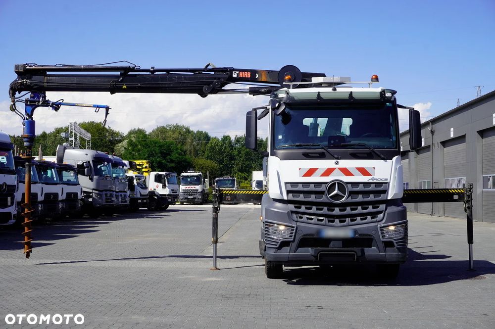 Mercedes-Benz Arocs 1833 4×2 / 50 tys. km! / HDS HIAB X-HIPRO 192 ES-3 / Pilot / Wiertło / 3 szt._260553 - 13