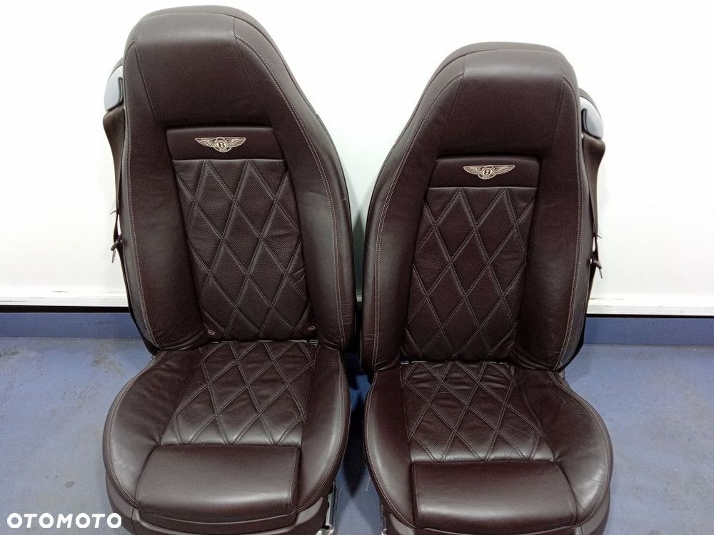 BENTLEY CONTINENTAL GT I 03-  FOTELE TAPICERKA BOCZKI KOMPLET - 5
