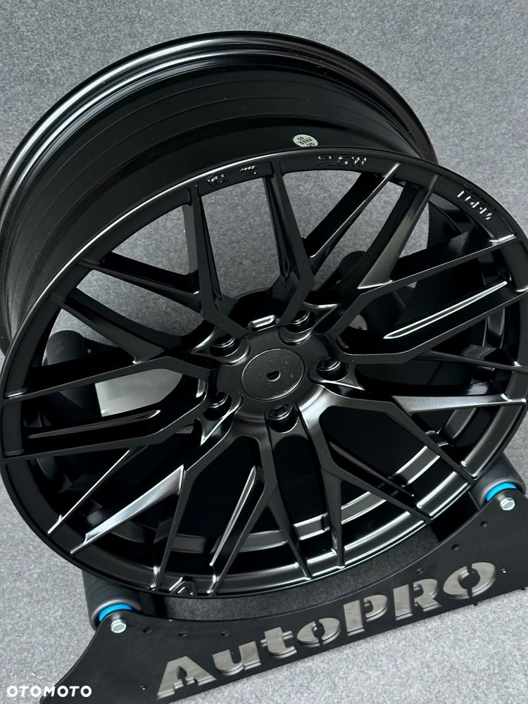 NOWE felgi 18 BMW  CZARNY MAT  FLOW FORM 5x120 8.5j ET35 F10 Z3 Z4 E46 X1 X3 E83 F25 X5 E90 F30 F32 F34 GT F01 F12 F20 E87 F22 E60 xDrive Opel Insignia JR44 JR21 Styling M Pakiet Forzza Vossen HF7 Japan Racing JR28 alufelgi - 6
