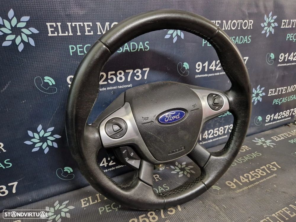 Volante usado pele com airbag FORD C-MAX II CMAX FOCUS III 3 - 2