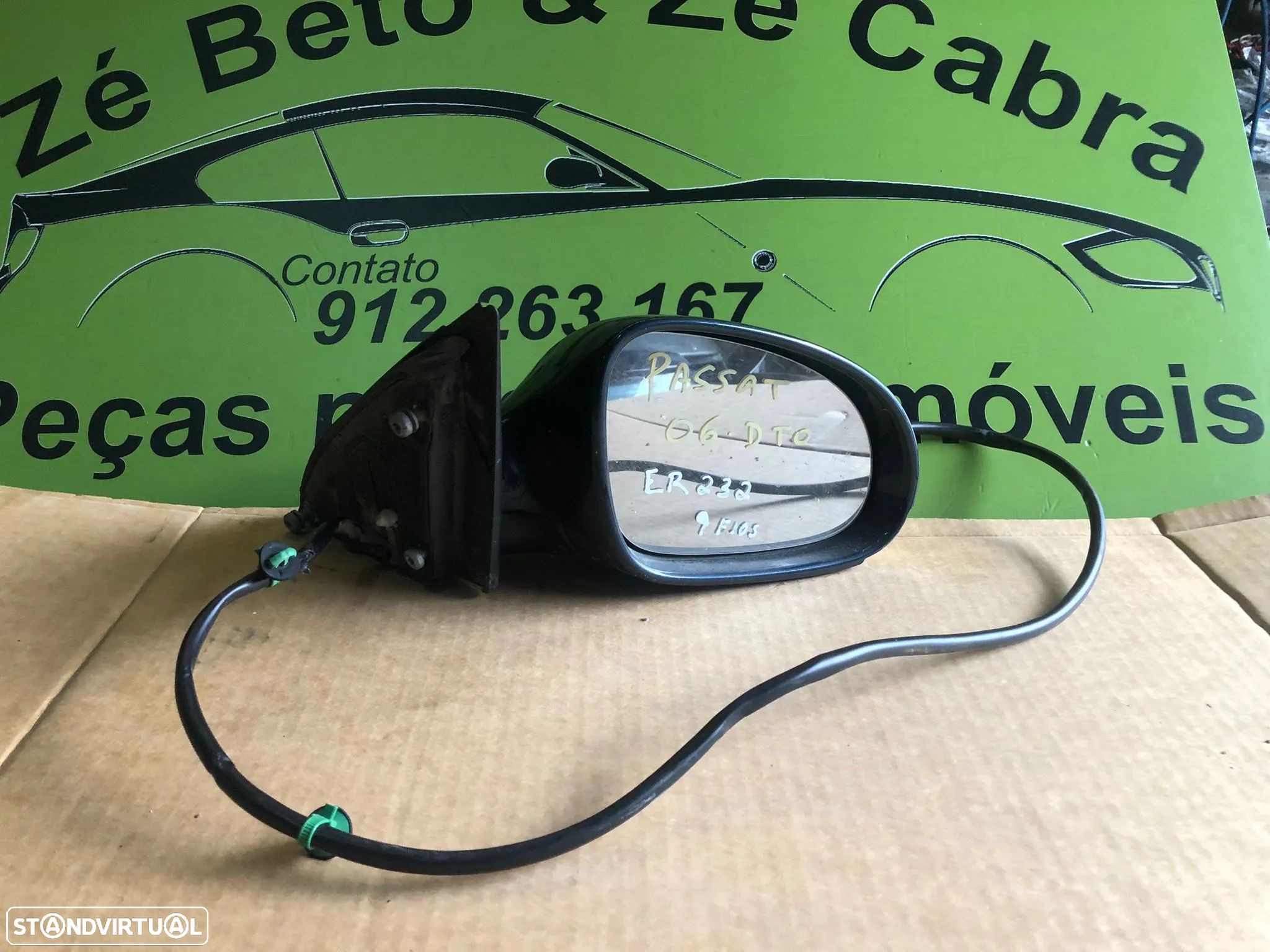 VW PASSAT B6 RETROVISOR DIREITO - ER232 - 1