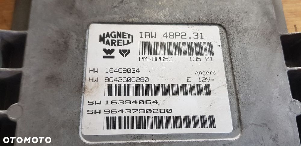 CITROEN C5 2.0 STEROWNIK SILNIKA IAW48P2.31 - 2