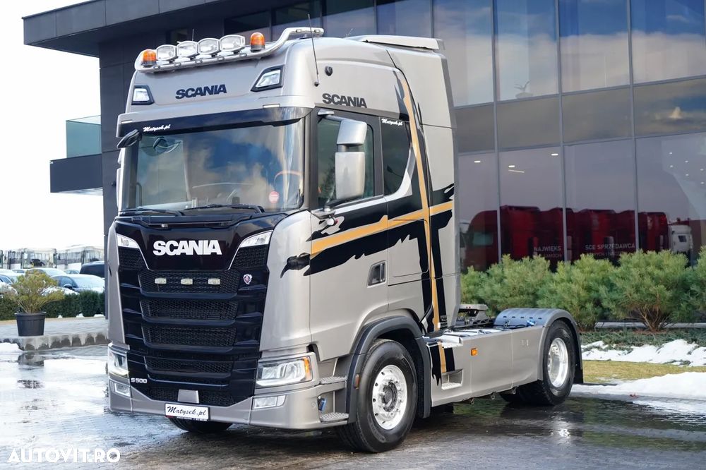 Scania S 500 / RETARDER / I-PARK COOL / JANTE DIN ALIAJ / PIELE / ANVELOPE 100% - 1