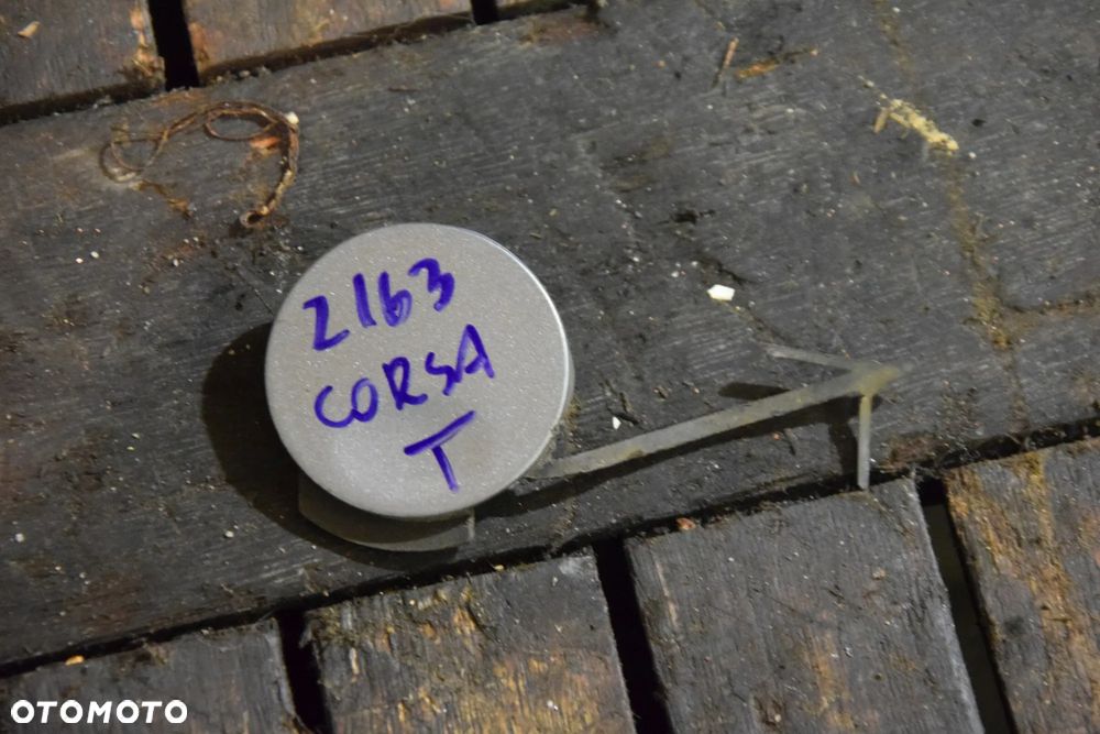 Opel Corsa D Zaślepka zderzaka ucha przód / tył szara Z163 - 2