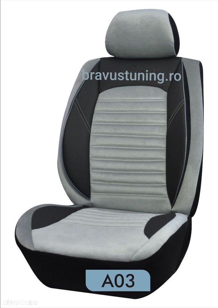 SET COMPLET Huse scaun auto VELUR AUDI, Bmw,Skoda,Vw,Opel etc - 5
