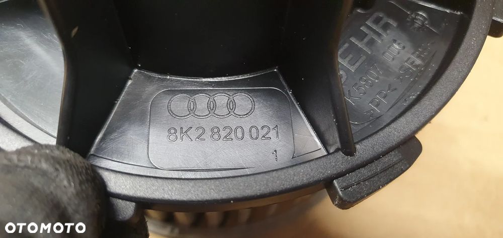 Wentylator silnik dmuchawy nagrzewnicy rezystor Audi A4 B8 8K0820521 - 7