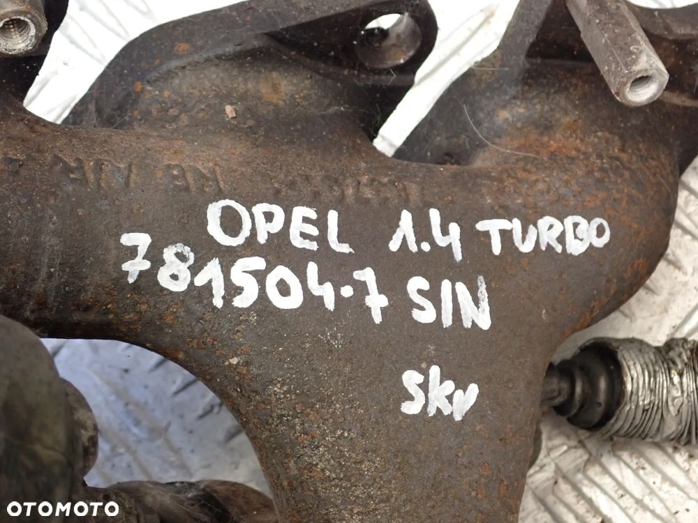 TURBOSPRĘŻARKA OPEL INSIGNIA 2.0 CDTI GM 55570748, OPEL 1.4 TURBO 781504-7 S/N - 7