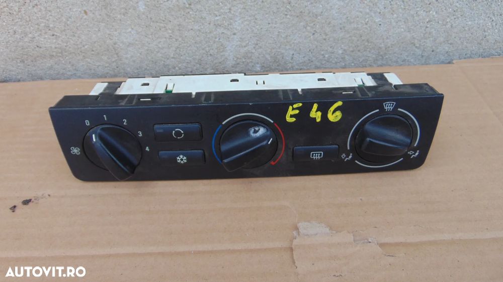 Panou comanda aer conditionat AC BMW Seria 3 E46 an 1998-2006 cod 64116921845 - 2