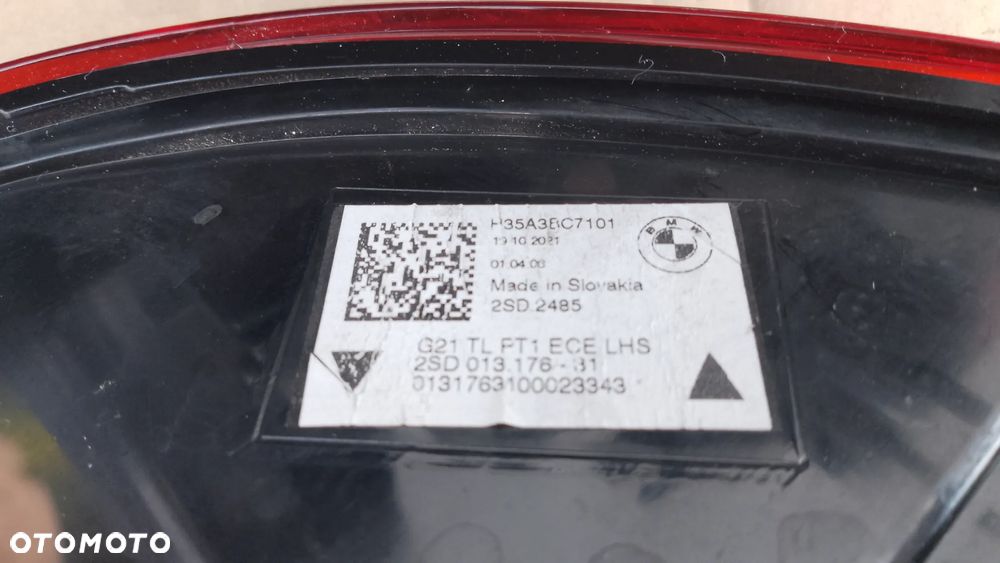 BMW 3 G21 KOMBI IDEALNA LAMPA TYLNA PRAWA LEWA CENA ZA SZT - 9
