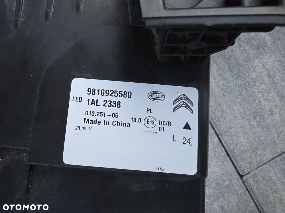 CITROEN C5 AIRCROSS Lampy Kompletne Full Led Vision 9816925580 9816925280 - 13