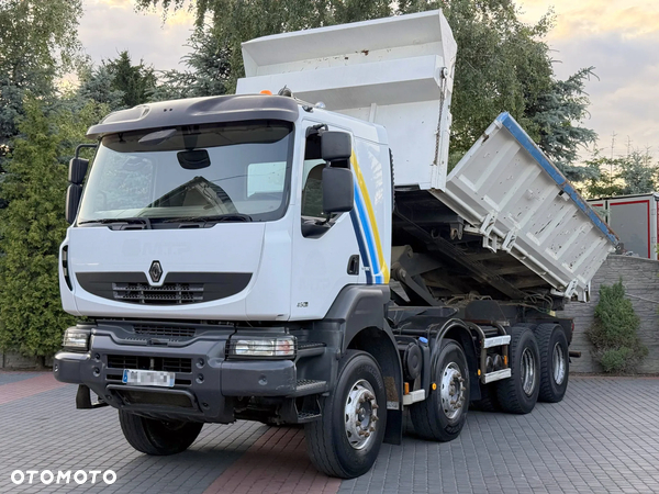 Renault KERAX=450DXi=8X4=WYWROTKA=BORDMATIC