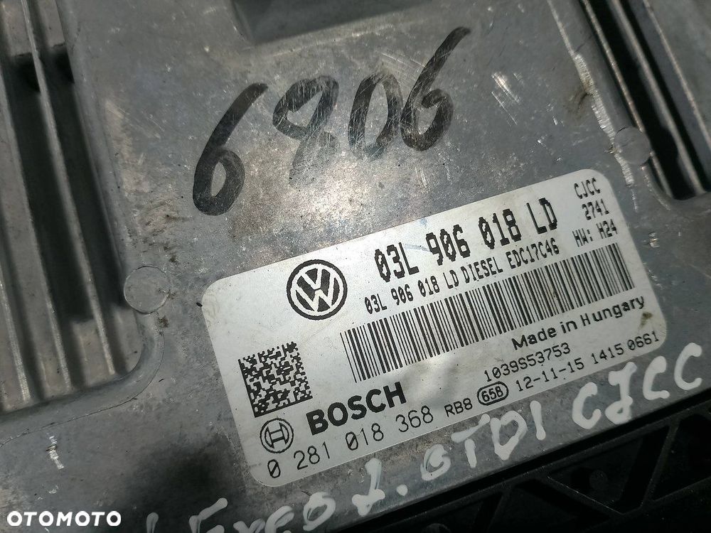 KOMPUTER, STEROWNIK SEAT EXEO 03L906018LD   2.0 TDI - 4