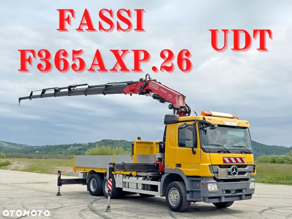 Mercedes-Benz Actros 2646 * FASSI F635AXP.26 + PILOT / 6x4 - 1