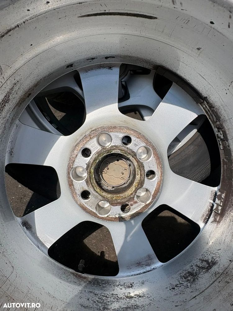 Set Jante Audi A4 B8 225/55 R16 cu anvelope de vara 8K0601025F - 2