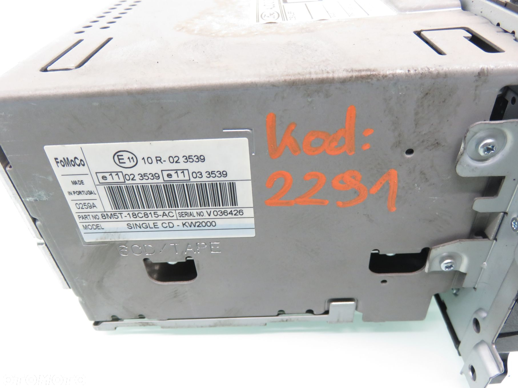 RADIO FORD FOCUS MK2 II 8M5T18C815AC + KOD - 4