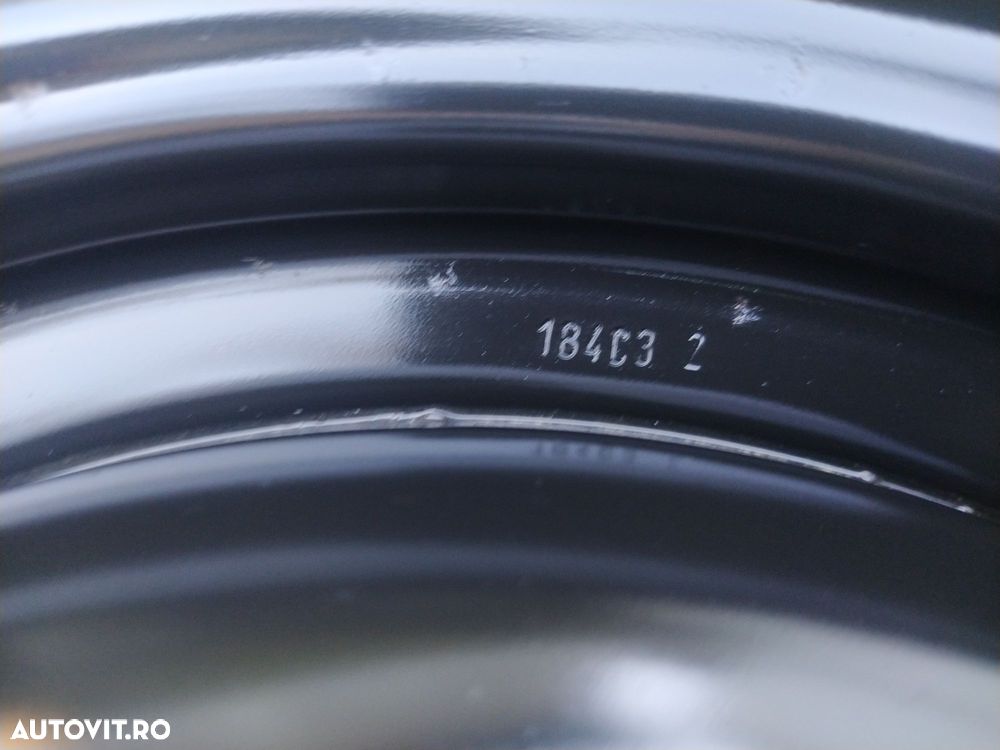 Roata de rezerva îngustă slim originala Ford 125/80/15 - 5