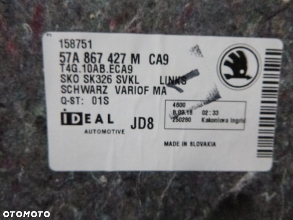 OBŁOŻENIE BAGAŻNIKA SKODA KAROQ - 7