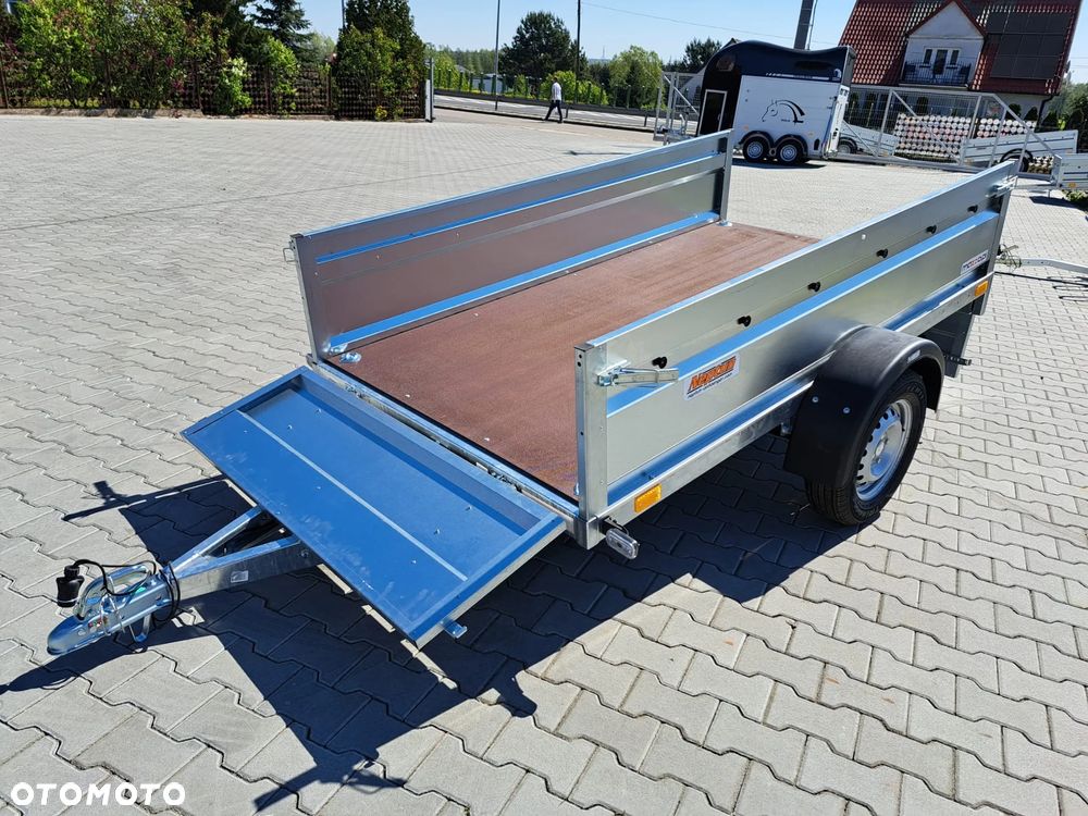 Neptun DOSTAWA Przyczepka 236x129x45cm DMC750kg SPAWANA RAMA, Resor 4-piórowy z amortyzatorem, WYSOKA BURTA - 26
