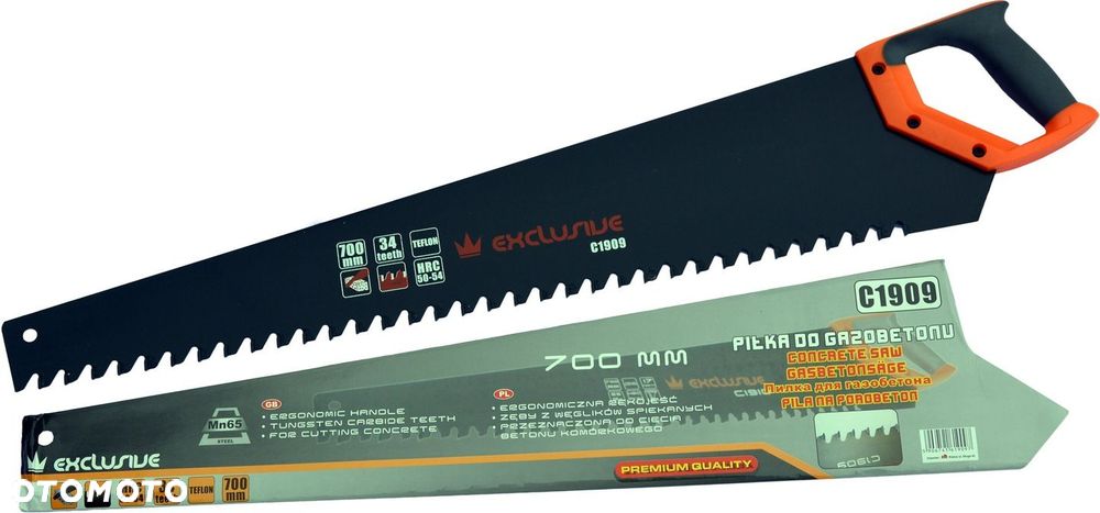 PIŁA DO BETONU KOMÓRKOWEGO 700mm TEFLON 34 zęby - 1